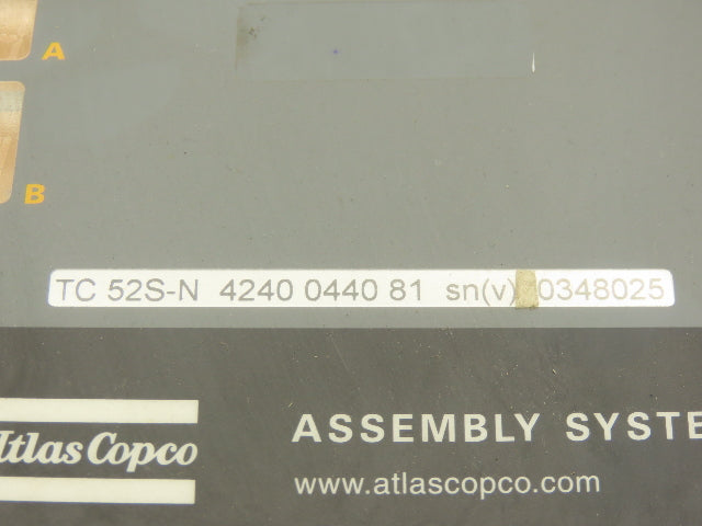 Atlas Copco TC 52S-N Power Macs Tightening Systems Controller