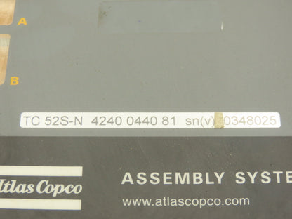 Atlas Copco TC 52S-N Power Macs Tightening Systems Controller