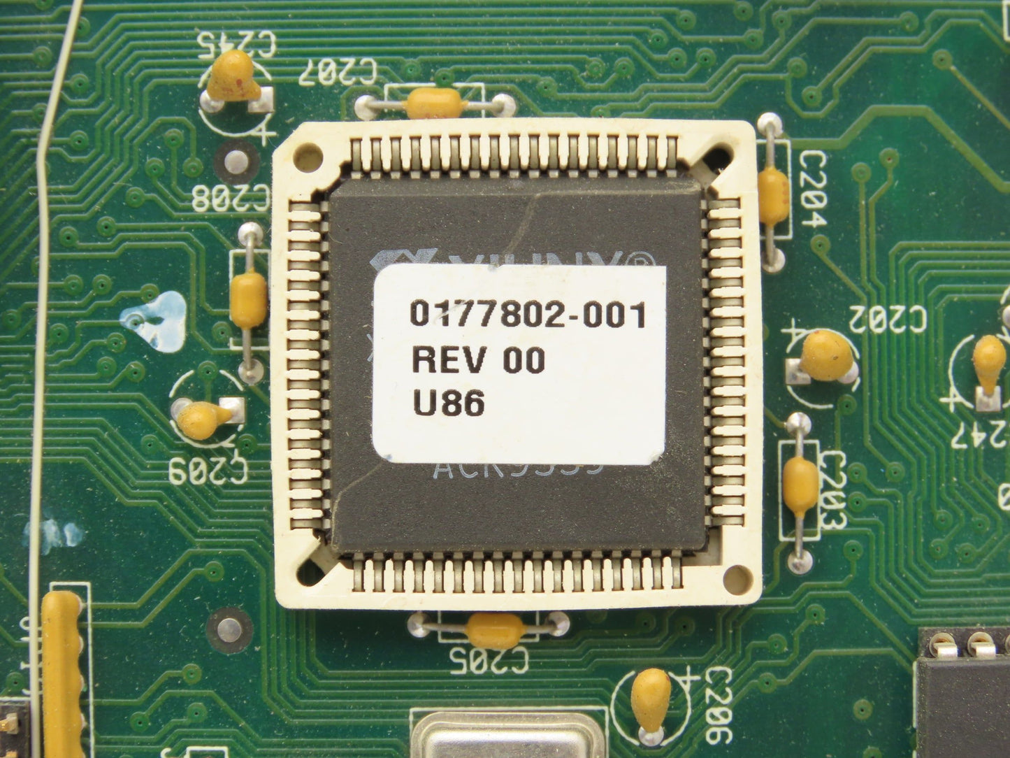 Micro Industries 017198-091 Ink Jet Controller PCB Rev 00 U86