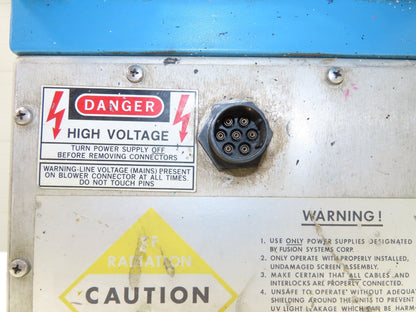 Fusion Systems 1223B2 UV Irradiator with Blower