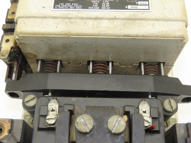 General Electric CR7008F 100N Contactor Motor Starter 120V Coil 100Hp 3PH 600V