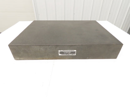 Standridge Granite Surface Inspection Plate 18 x 24 x 4" Grade A