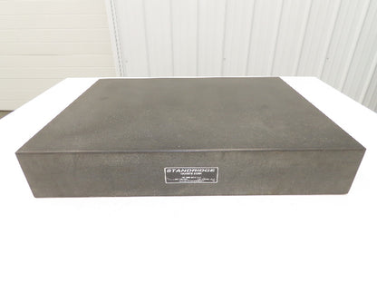 Standridge Granite Surface Inspection Plate 18 x 24 x 4" Grade A
