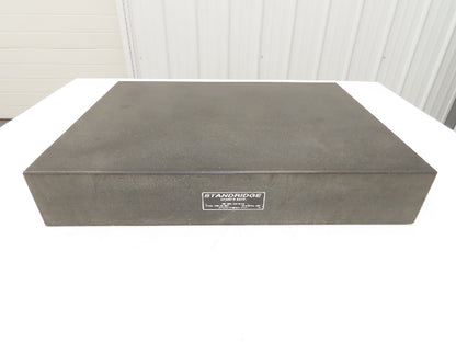 Standridge Granite Surface Inspection Plate 18 x 24 x 4" Grade A