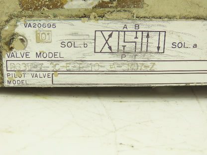 Vickers DG4V-3-6C-M-P7-H-7-50-JA100 Directional Valve DG3V-7-3C-E-T-10-JA-SM07-Z
