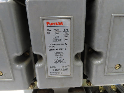 Furnas 14KF32AF Contactor Motor Starter Assembly 120V Coil 200Hp 3PH 600V