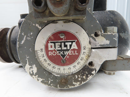 Rockwell Delta Radial Arm Saw Motor 3550RPM 230V 3ph with Tilting Mechanism