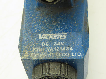 Vickers DG4V-3-2A-M-P7-H-7-50-JA100 Directional Solenoid Valve 24VDC  Lot of 2