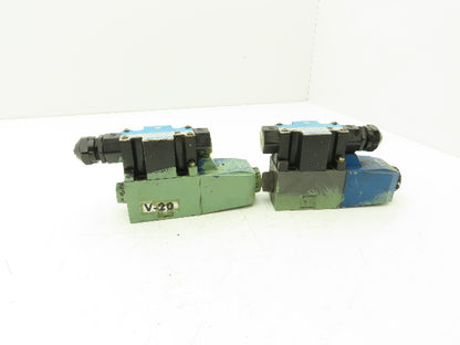 Vickers DG4V-3-2A-M-P7-H-7-50-JA100 Directional Solenoid Valve 24VDC  Lot of 2