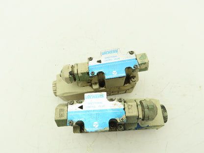 Vickers DG4V-3-2A-M-P7-H-7-50-JA100 Directional Solenoid Valve 24VDC  Lot of 2