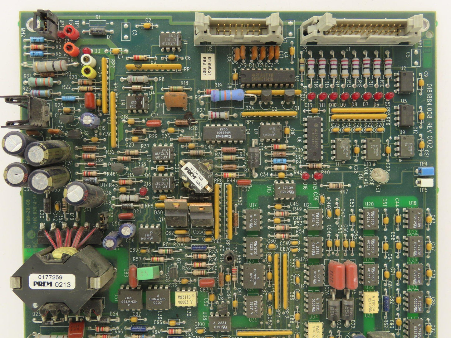 Ink Jet Controller PCB ACHV Ink Heater Charge Voltage Lights
