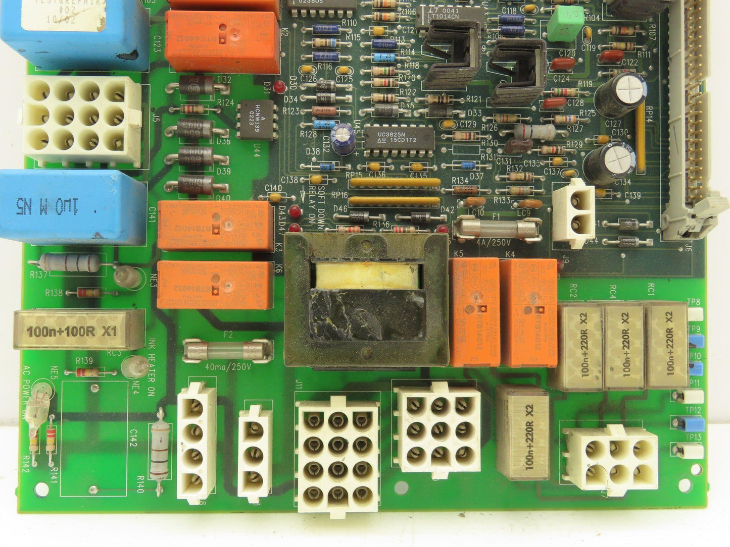 Ink Jet Controller PCB ACHV Ink Heater Charge Voltage Lights
