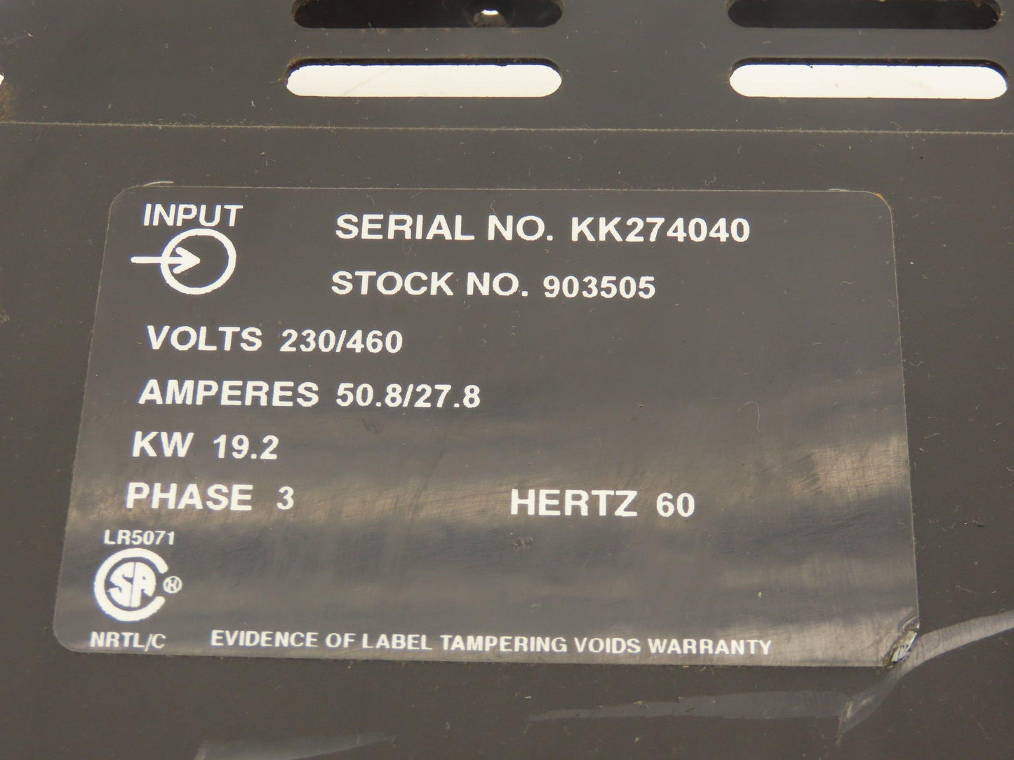 Miller Invision 456P Back Rear Panel Cover Welding Parts 187233