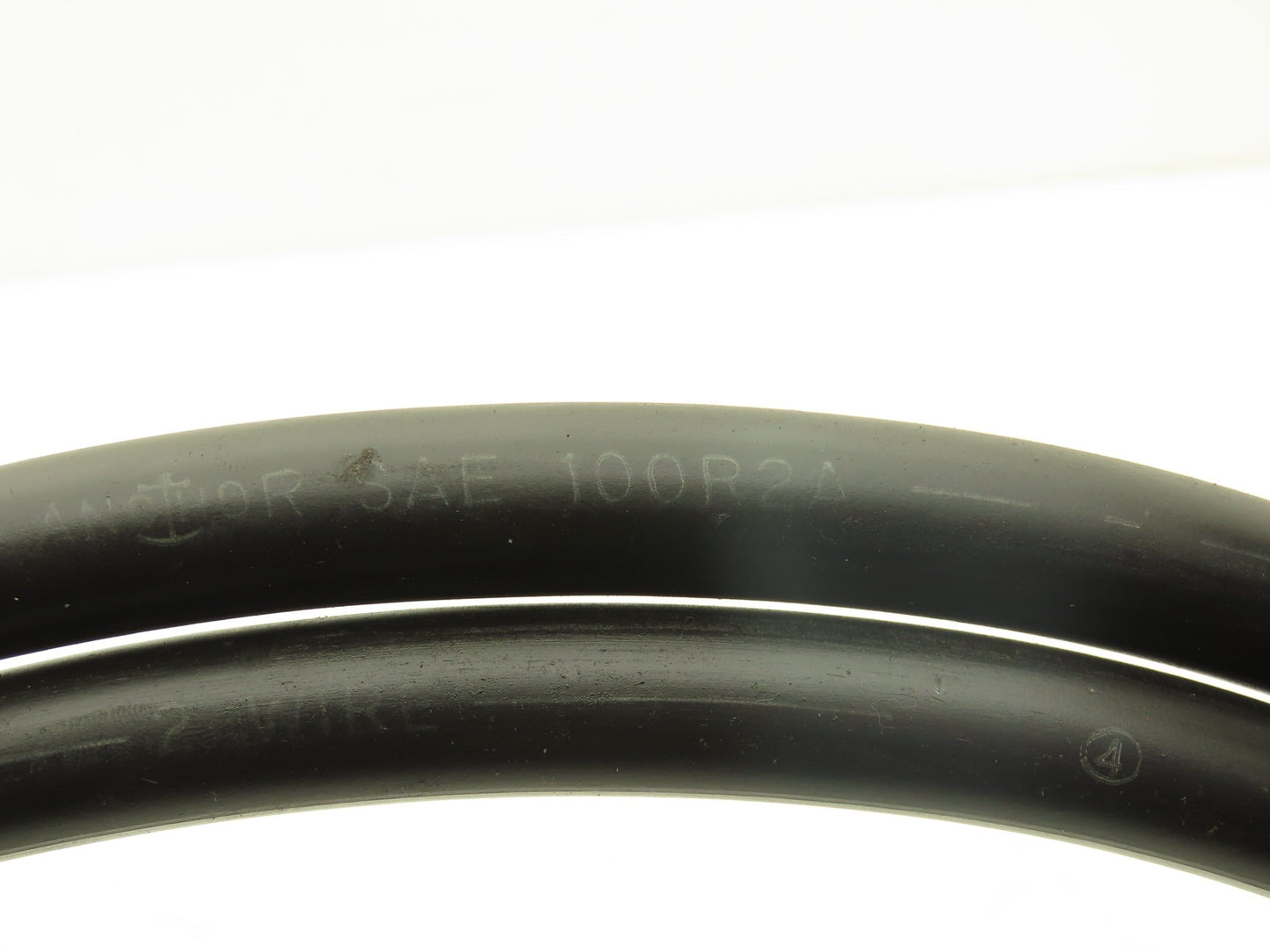 Anchor SAE100R2A 2-Wire 5000psi Hydraulic Hose with 1/4" Coupling Both Ends 10'