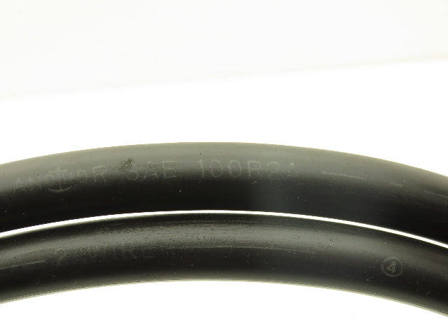 Anchor SAE100R2A 2-Wire 5000psi Hydraulic Hose with 1/4" Coupling Both Ends 10'