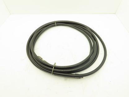 Anchor SAE100R2A 2-Wire 5000psi Hydraulic Hose with 1/4" Coupling Both Ends 26'