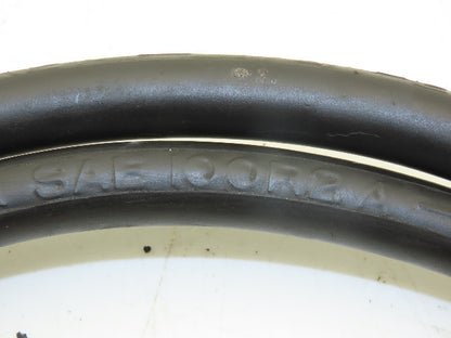 Anchor SAE100R2A 2-Wire 5000psi Hydraulic Hose with 1/4" Coupling Both Ends 6'