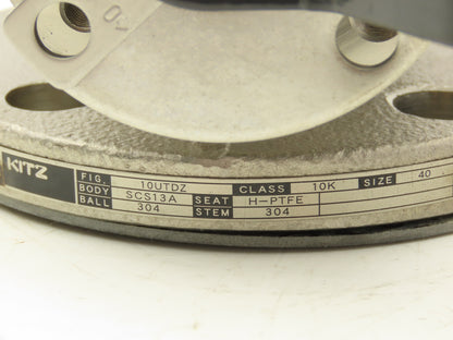 Kitz 10UTDZ 304 Stainless Ball Valve 1-1/2" Flanged DN40 Class 10K