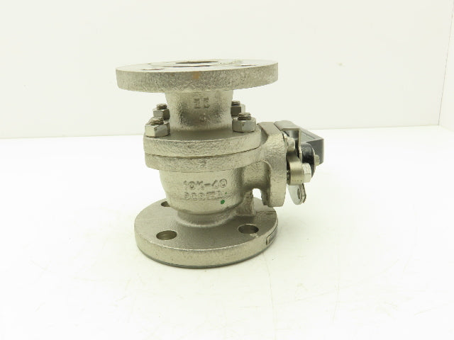 Kitz 10UTDZ 304 Stainless Ball Valve 1-1/2" Flanged DN40 Class 10K