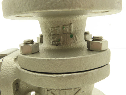 Kitz 10UTDZ 304 Stainless Ball Valve 1-1/2" Flanged DN40 Class 10K