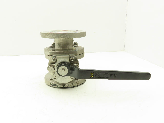 Kitz 10UTDZ 304 Stainless Ball Valve 1-1/2" Flanged DN40 Class 10K