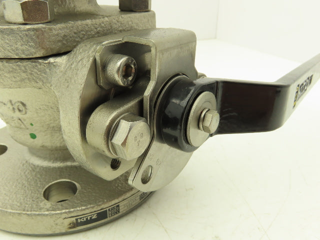 Kitz 10UTDZ 304 Stainless Ball Valve 1-1/2" Flanged DN40 Class 10K