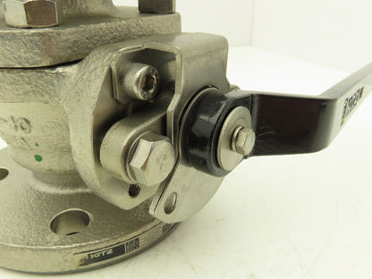 Kitz 10UTDZ 304 Stainless Ball Valve 1-1/2" Flanged DN40 Class 10K
