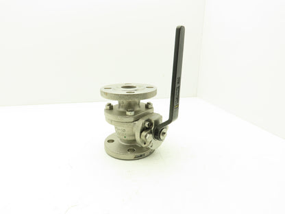 Kitz 10UTDZ 304 Stainless Ball Valve 1-1/2" Flanged DN40 Class 10K