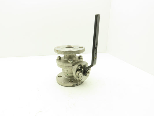 Kitz 10UTDZ 304 Stainless Ball Valve 1-1/2" Flanged DN40 Class 10K