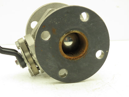 Kitz 10UTDZ 304 Stainless Ball Valve 2" Flanged DN50 Class 10K