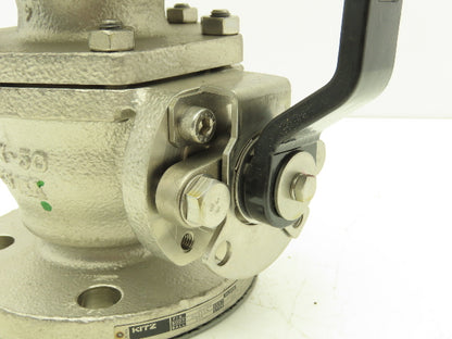 Kitz 10UTDZ 304 Stainless Ball Valve 2" Flanged DN50 Class 10K