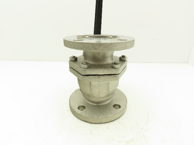 Kitz 10UTDZ 304 Stainless Ball Valve 2" Flanged DN50 Class 10K