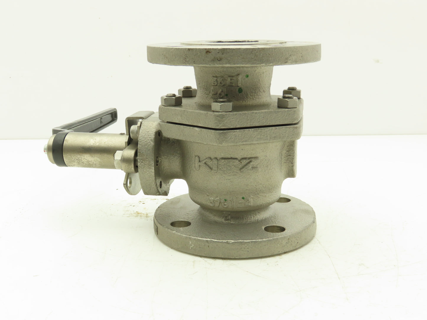 Kitz 10UTDZ 304 Stainless Ball Valve 2" Flanged DN50 Class 10K Handle Extension