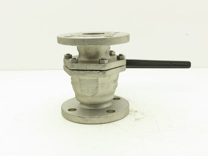 Kitz 10UTDZ 304 Stainless Ball Valve 2" Flanged DN50 Class 10K Handle Extension