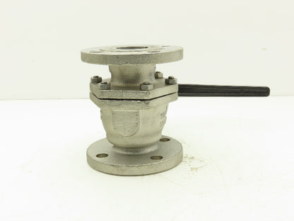 Kitz 10UTDZ 304 Stainless Ball Valve 2" Flanged DN50 Class 10K Handle Extension