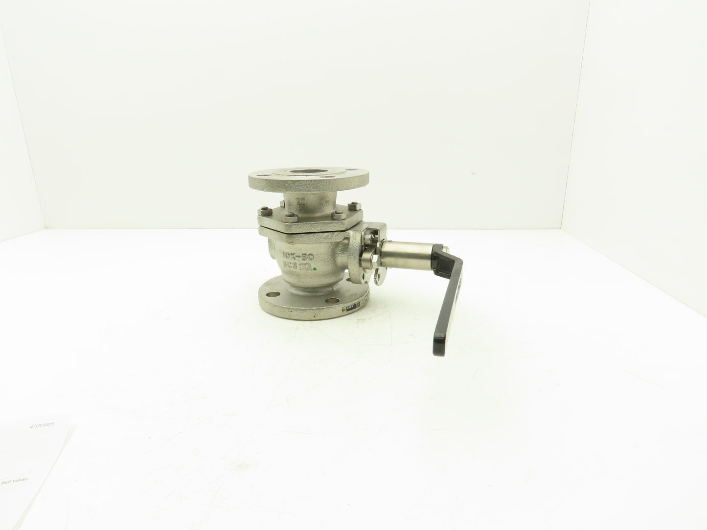 Kitz 10UTDZ 304 Stainless Ball Valve 2" Flanged DN50 Class 10K Handle Extension
