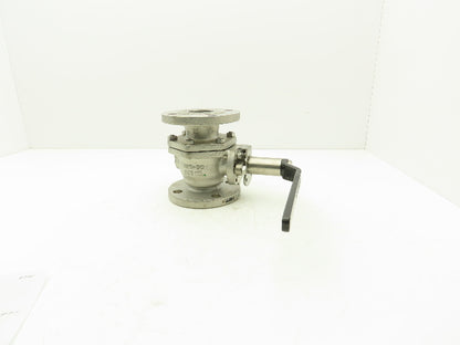 Kitz 10UTDZ 304 Stainless Ball Valve 2" Flanged DN50 Class 10K Handle Extension
