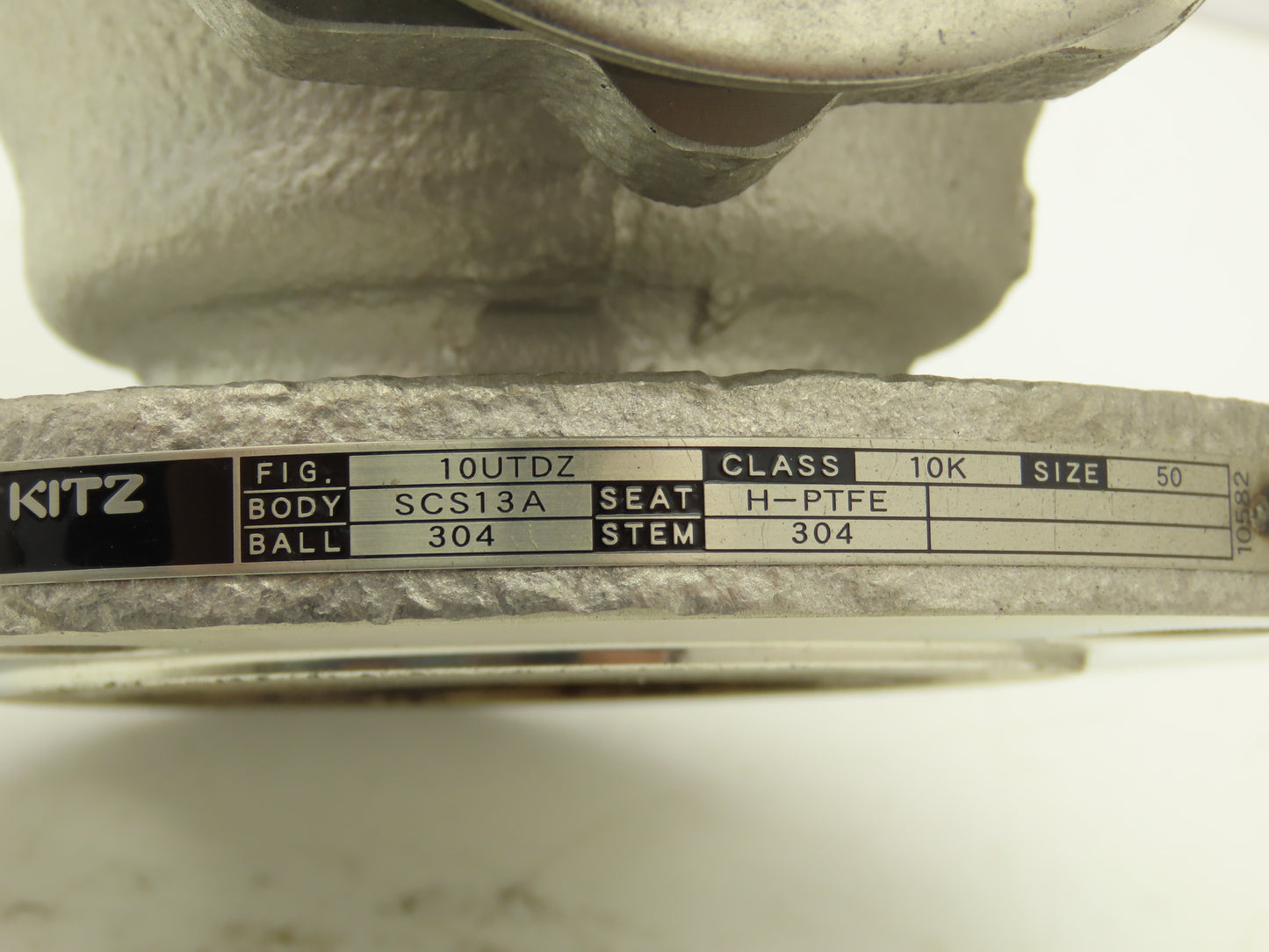 Kitz 10UTDZ 304 Stainless Ball Valve 2" Flanged DN50 Class 10K Handle Extension