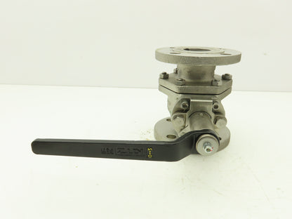 Kitz 10UTDZ 304 Stainless Ball Valve 2" Flanged DN50 Class 10K Handle Extension