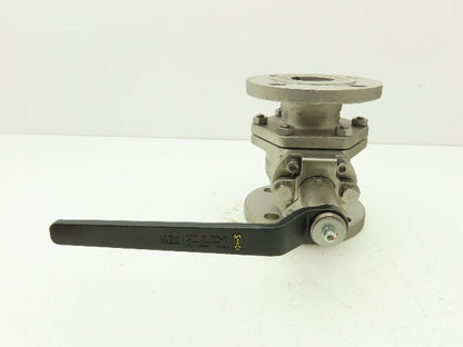 Kitz 10UTDZ 304 Stainless Ball Valve 2" Flanged DN50 Class 10K Handle Extension