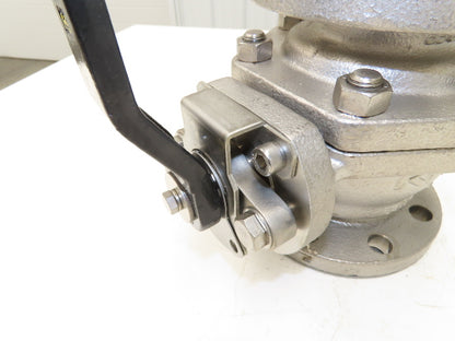 Kitz 10UTDZ 304 Stainless Ball Valve 3" Flanged DN80 Class 10K