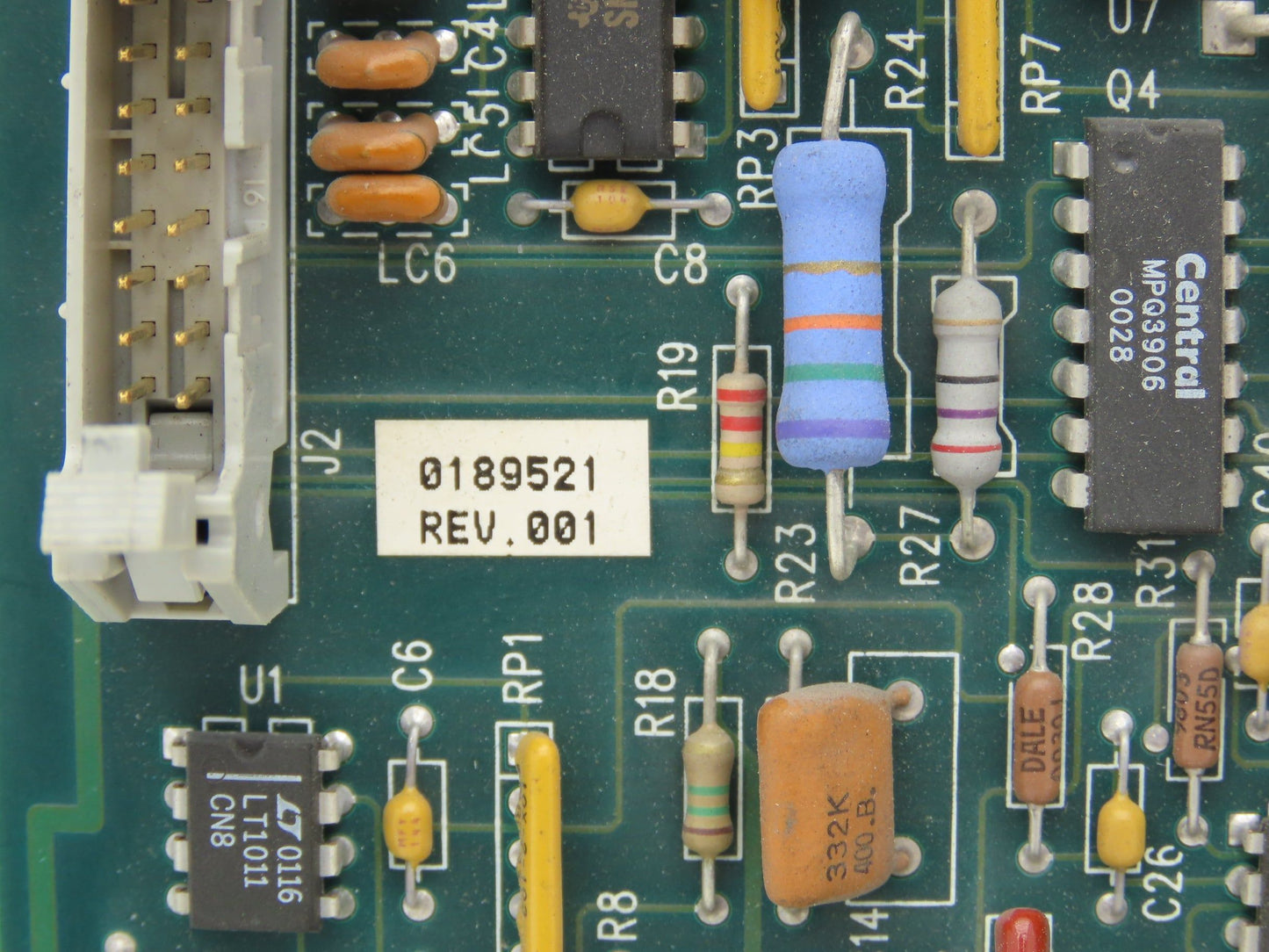 Ink Jet Controller PCB ACHV Supply Ink Heater Charge Voltage AC Power Lights