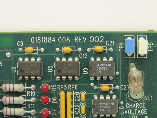 Ink Jet Controller PCB ACHV Supply Ink Heater Charge Voltage AC Power Lights