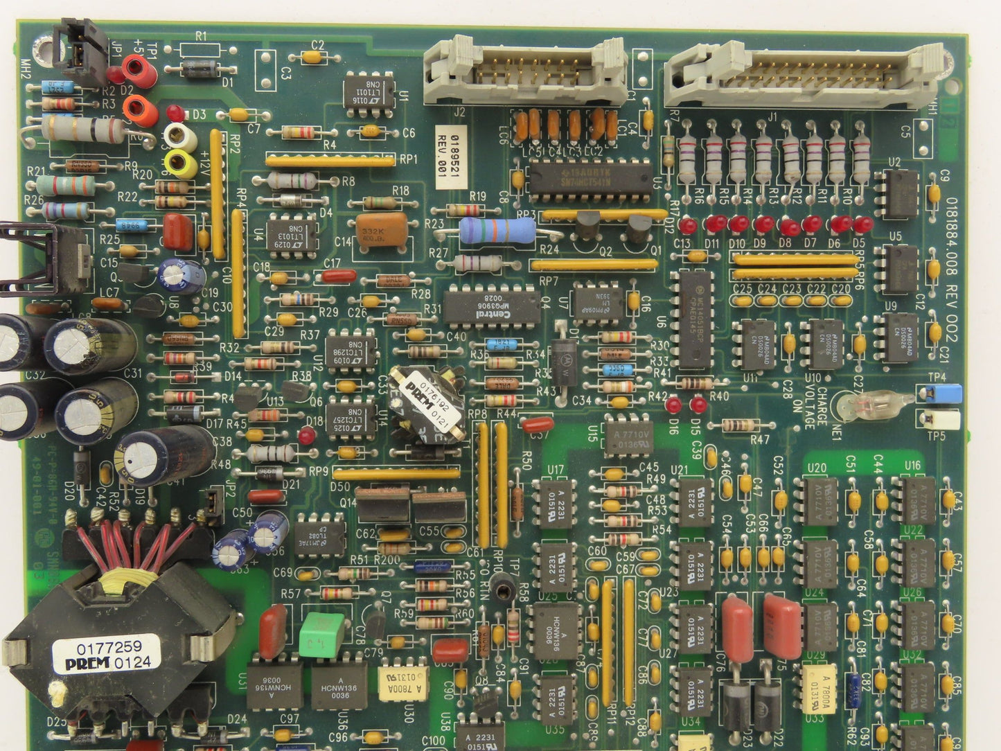 Ink Jet Controller PCB ACHV Supply Ink Heater Charge Voltage AC Power Lights