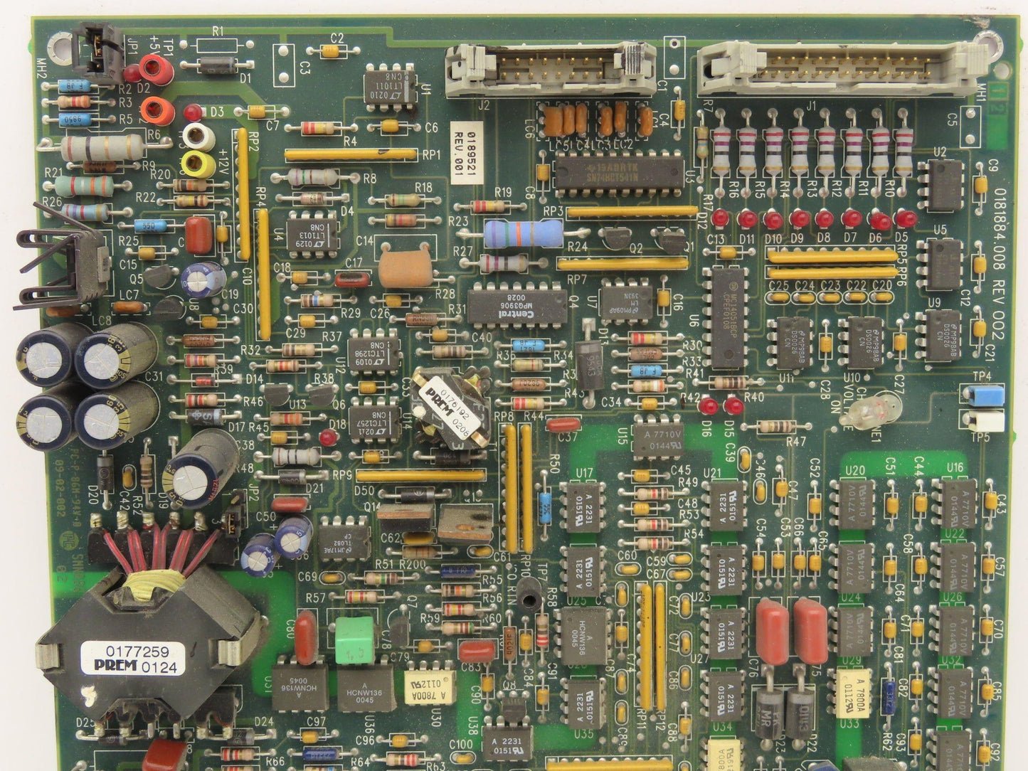 Ink Jet Controller PCB ACHV Supply Ink Heater Charge Voltage AC Power Lights