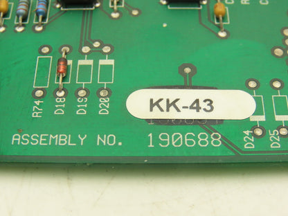 Miller Electric 190688 Printed Circuit Board 6 Digit LED Display Front Panel