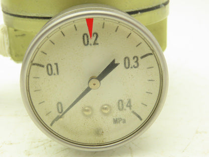 Azbil NSV-203K3 Pneumatic Diaphragm Relief Valve .02-0.8Mpa 3/8" Ports