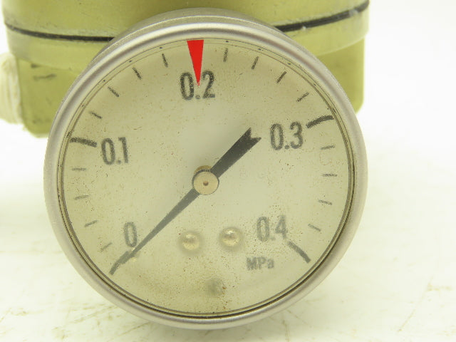 Azbil NSV-203K3 Pneumatic Diaphragm Relief Valve .02-0.8Mpa 3/8" Ports