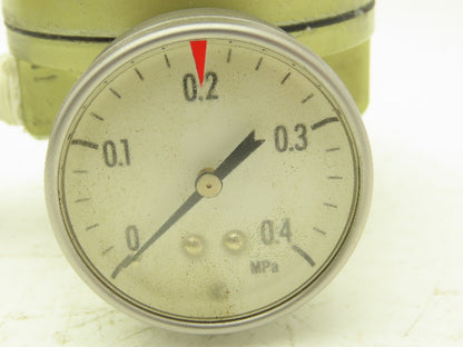 Azbil NSV-203K3 Pneumatic Diaphragm Relief Valve .02-0.8Mpa 3/8" Ports