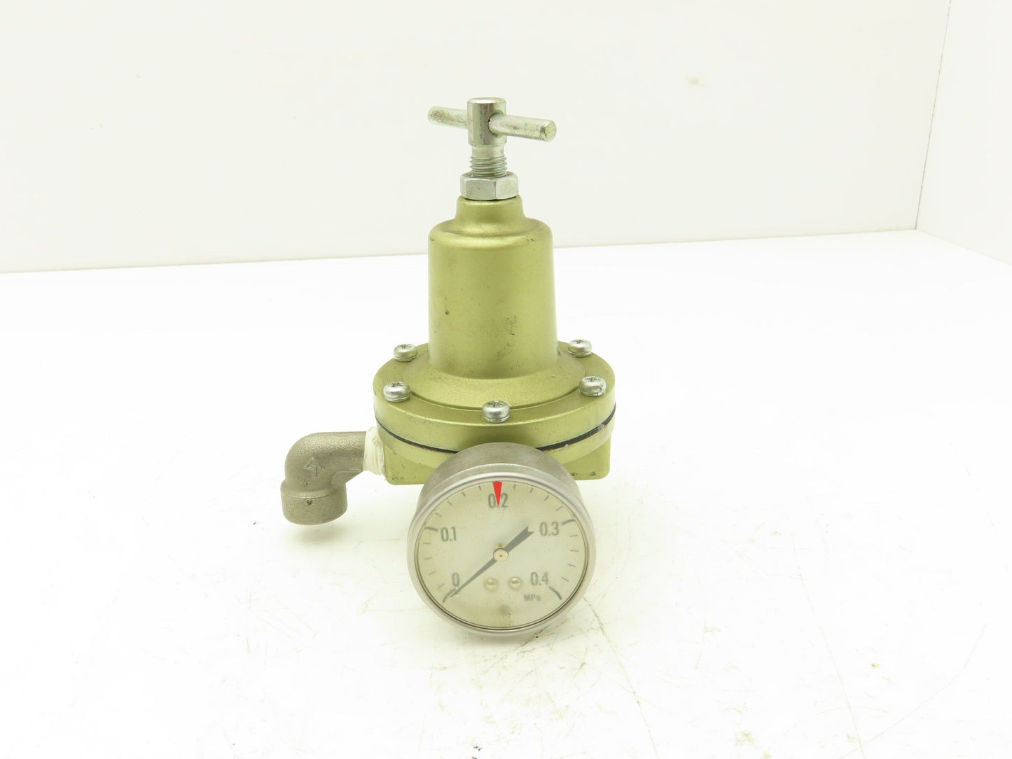 Azbil NSV-203K3 Pneumatic Diaphragm Relief Valve .02-0.8Mpa 3/8" Ports